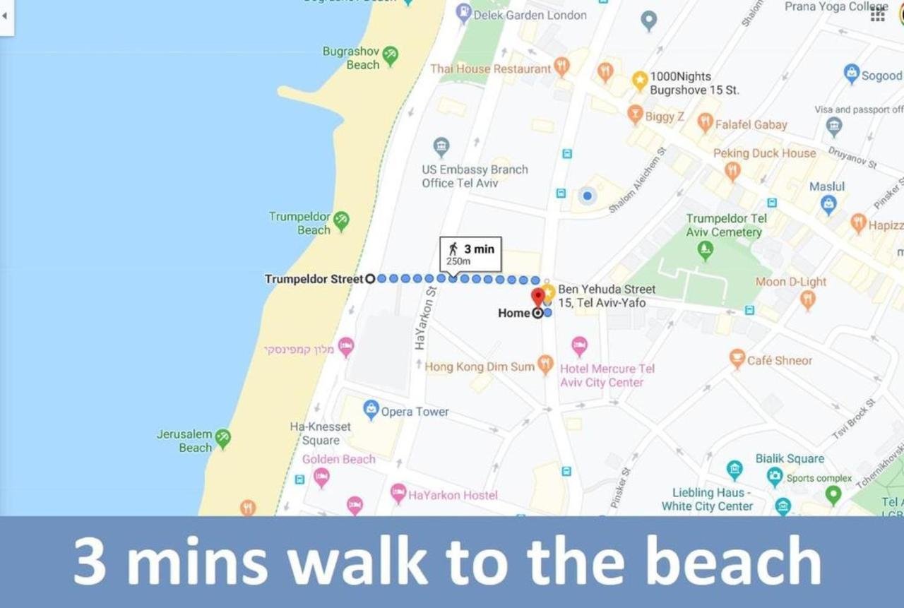 Studios By The Beach Tel Aviv Exterior foto